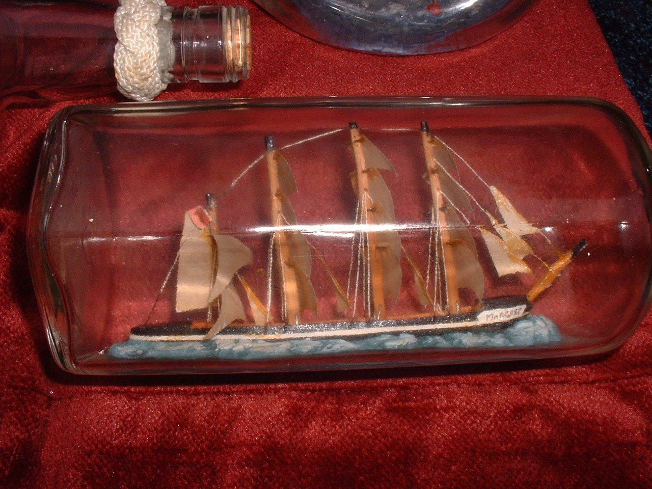 MARGARET ship in bottle