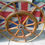 Thumbnail: Large Dutch barge wheel