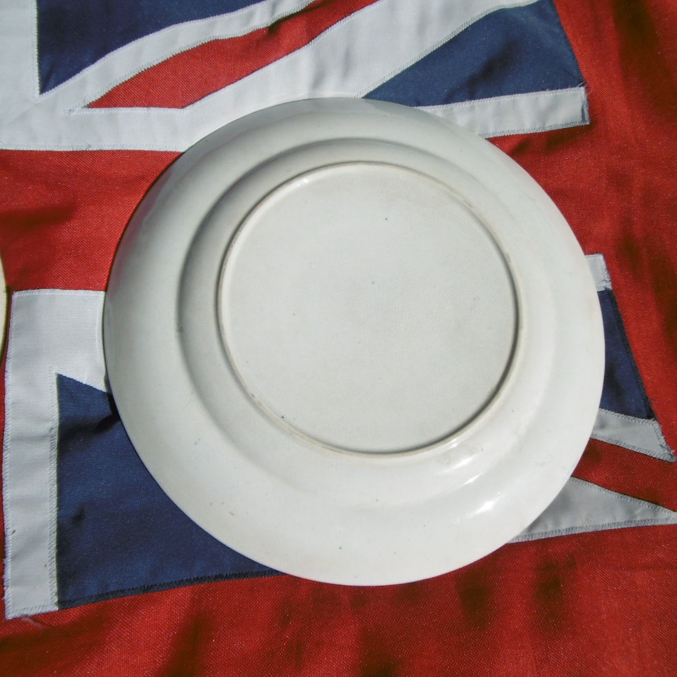 Thumbnail: R.N Mess plates No.5 and No.9 Queen Victoria