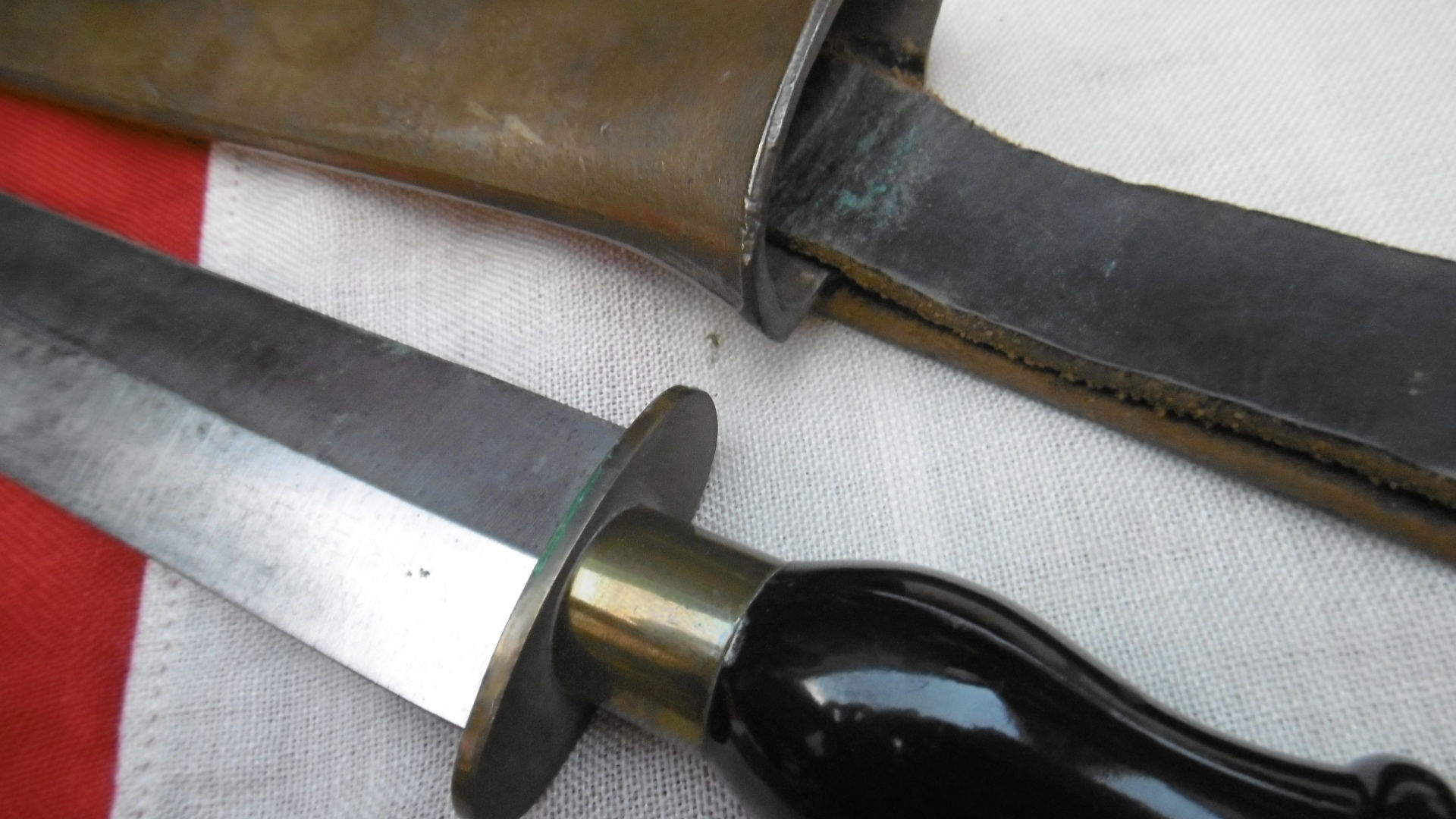 Siebe Gorman diving knife with frog