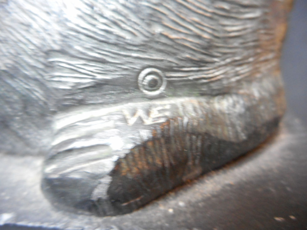 Thumbnail: Soapstone Inuit Walrus - signed