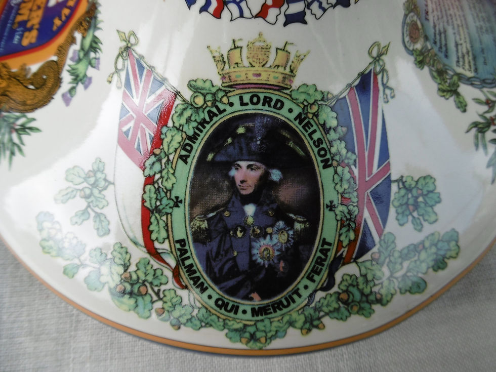 Thumbnail: Pussers Rum decanter, porcelain - Empty