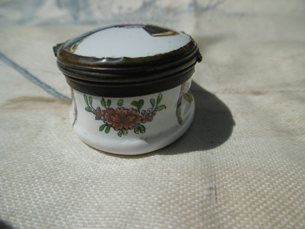 Thumbnail: Lord Nelson enamel patch box