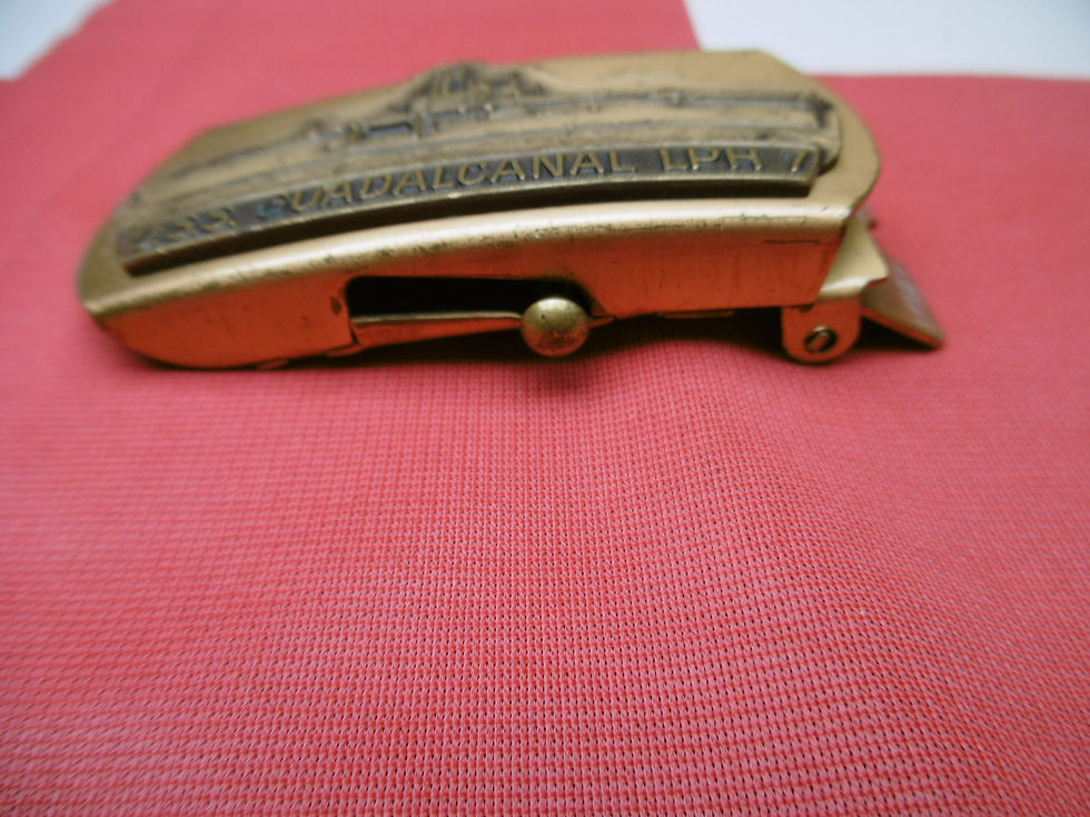 Thumbnail: U.S.S Guadalcanal LPH 7 belt buckle