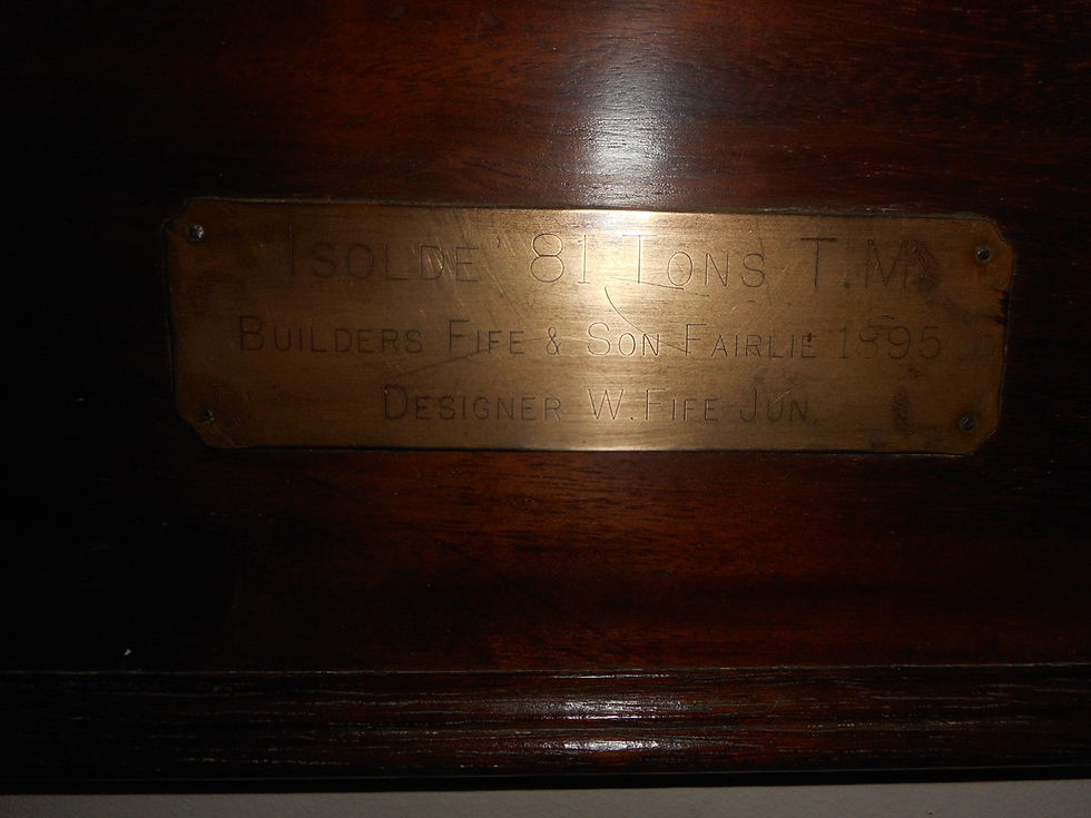 Thumbnail: Yacht ISOLDE half block and plans