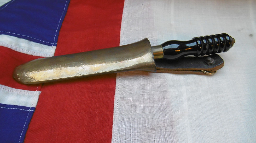 Thumbnail: Siebe Gorman diving knife with frog