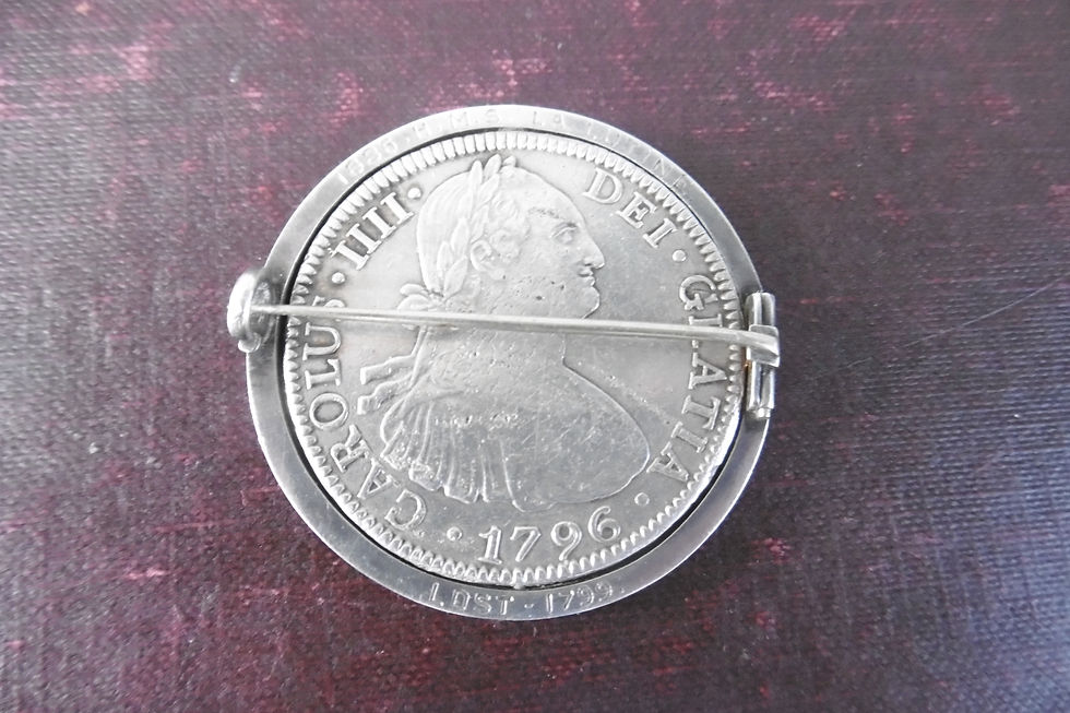 Thumbnail: 1796 Eight Reale brooch. HMS LA LUTINE