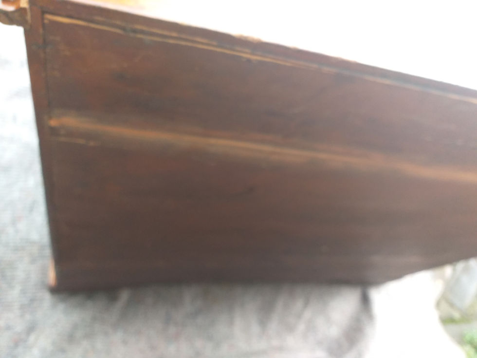 Thumbnail: Georgian chest of drawers with Nelson interest