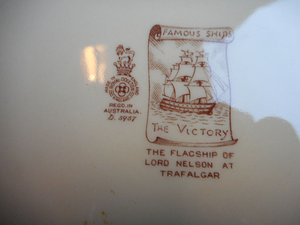Thumbnail: HMS Victory Royal Doulton plate