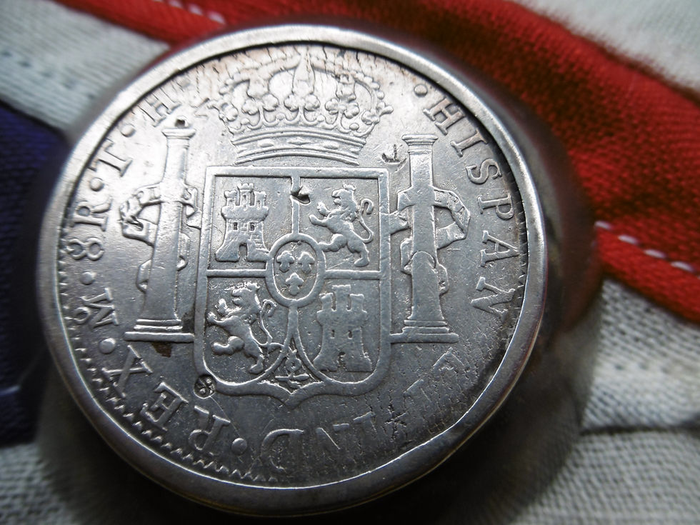 Thumbnail: Pair of Pillar dollar silver bowls