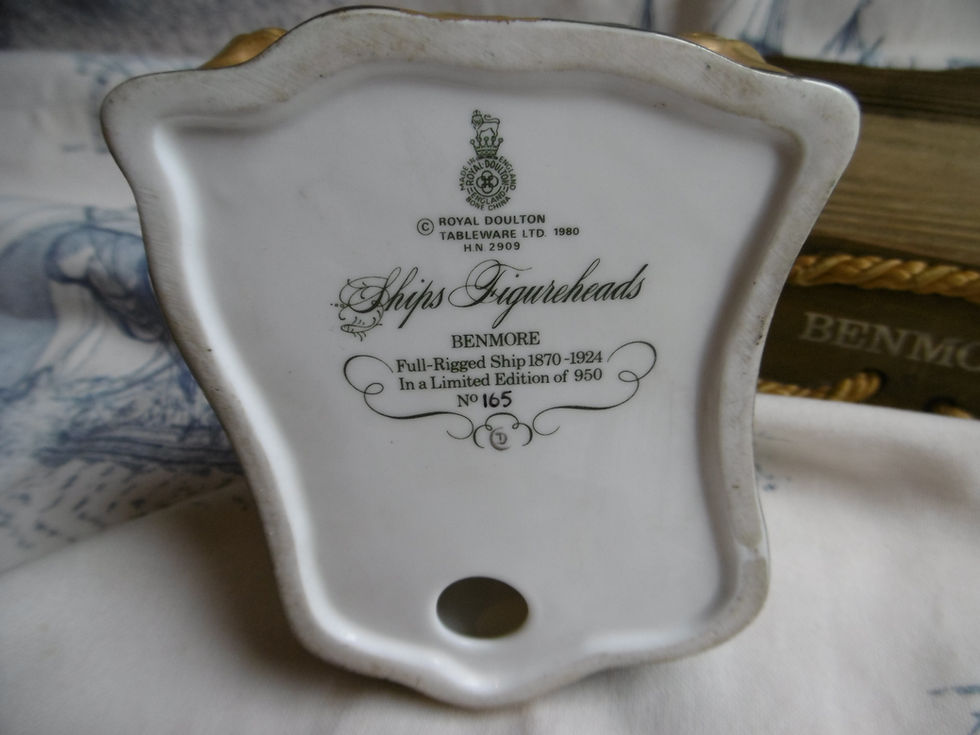 Thumbnail: HMS Benmore figurehead by Royal Doulton
