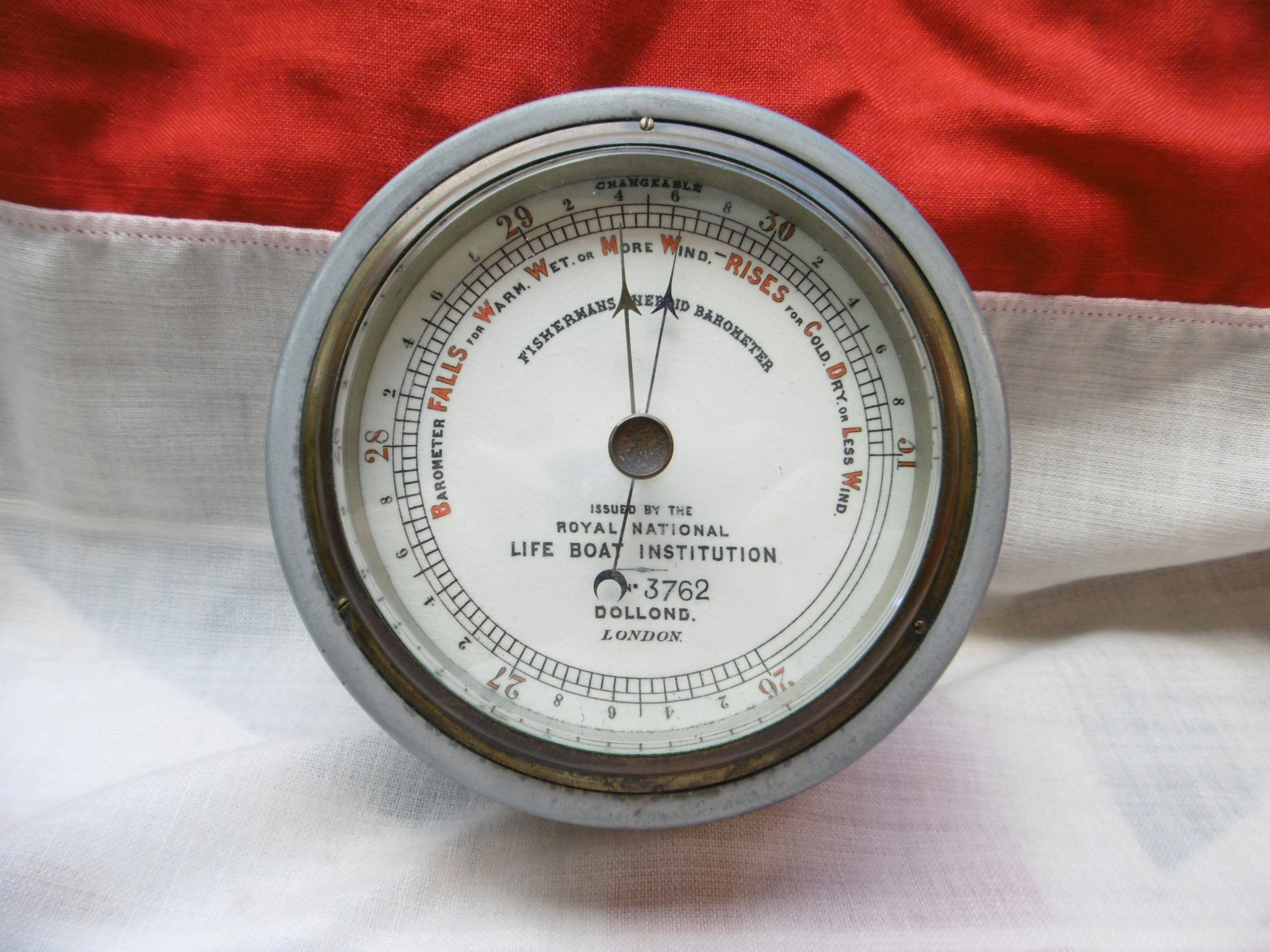 RNLI fishermans barometer