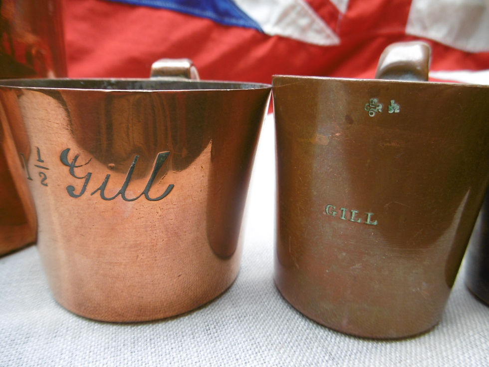 Thumbnail: Six RN Rum/Grog measures