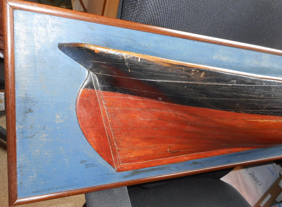 Thumbnail: Trawler half model