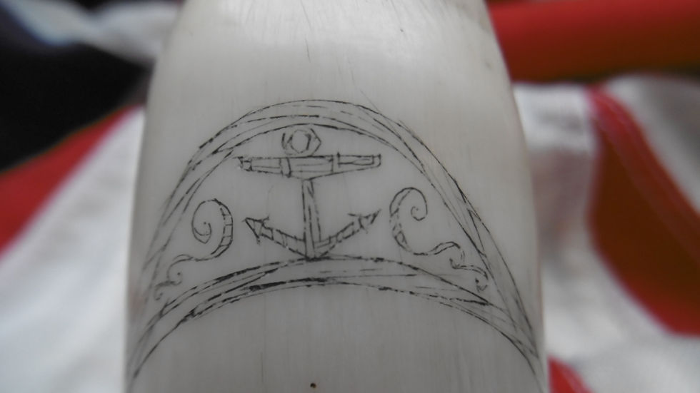 Thumbnail: No.269 - Man of War scrimshaw