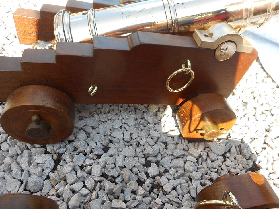Thumbnail: Pair of 19th Century bronze cannons