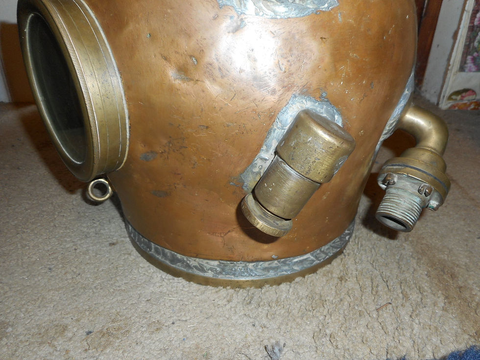 Thumbnail: French four light diving helmet - hat only