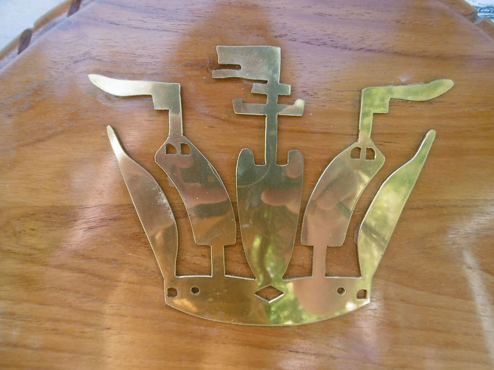 Thumbnail: HMS Daedalus wooden plaque