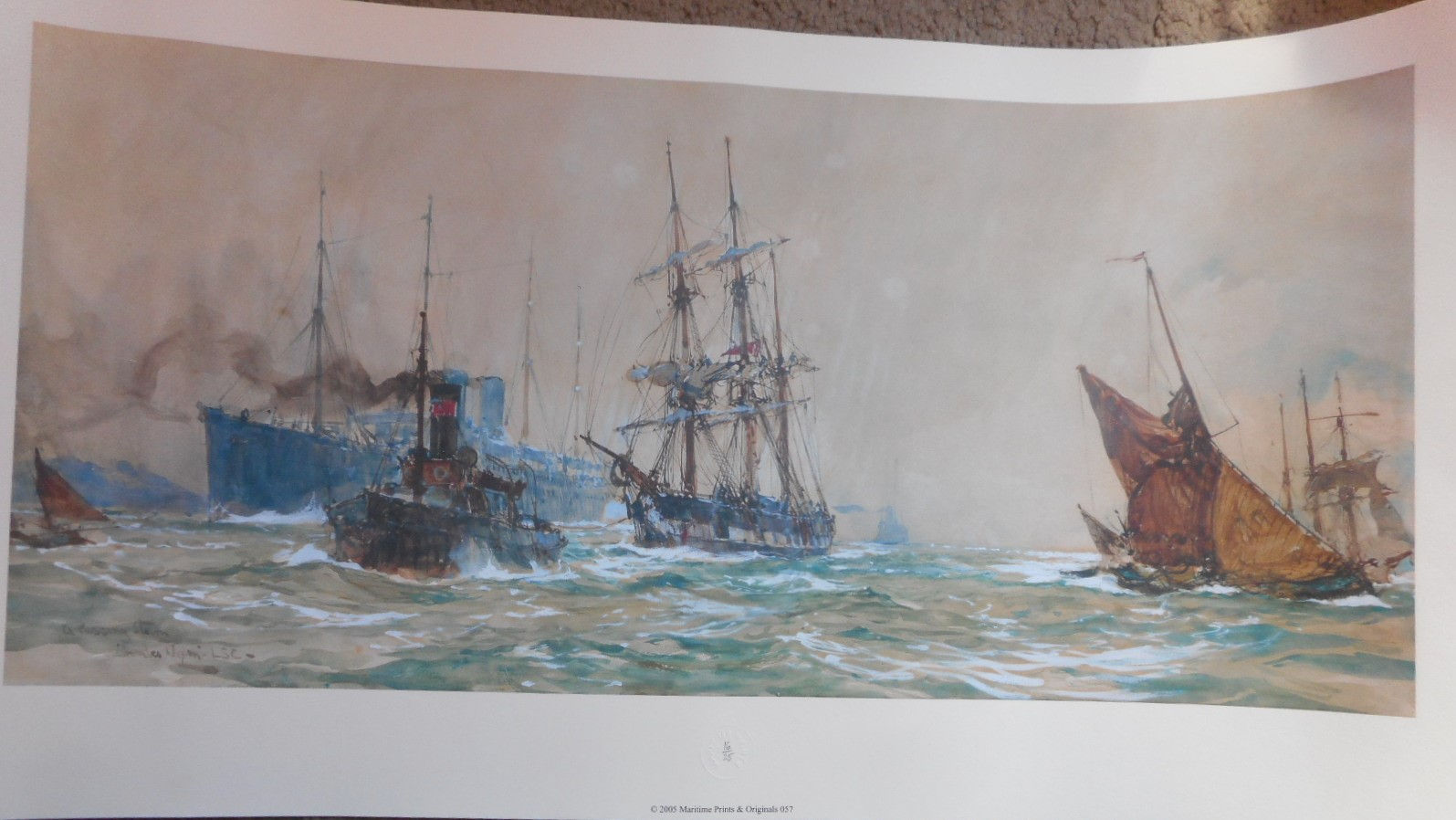 A passing storm by Charles Dixon