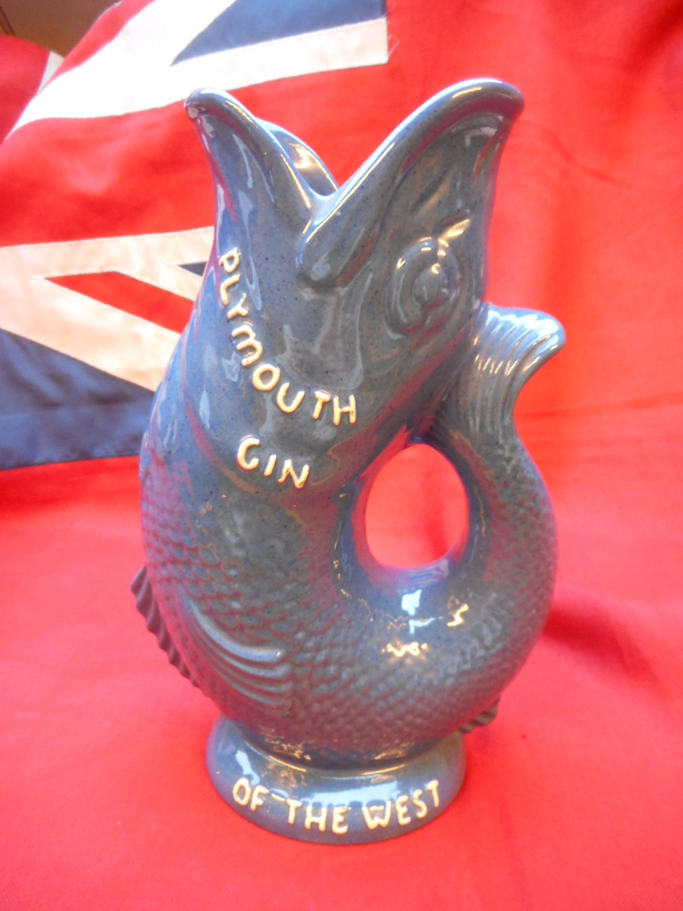 Thumbnail: Dartmouth gurgle fish jugs, Plymouth Gin and Lady Diana