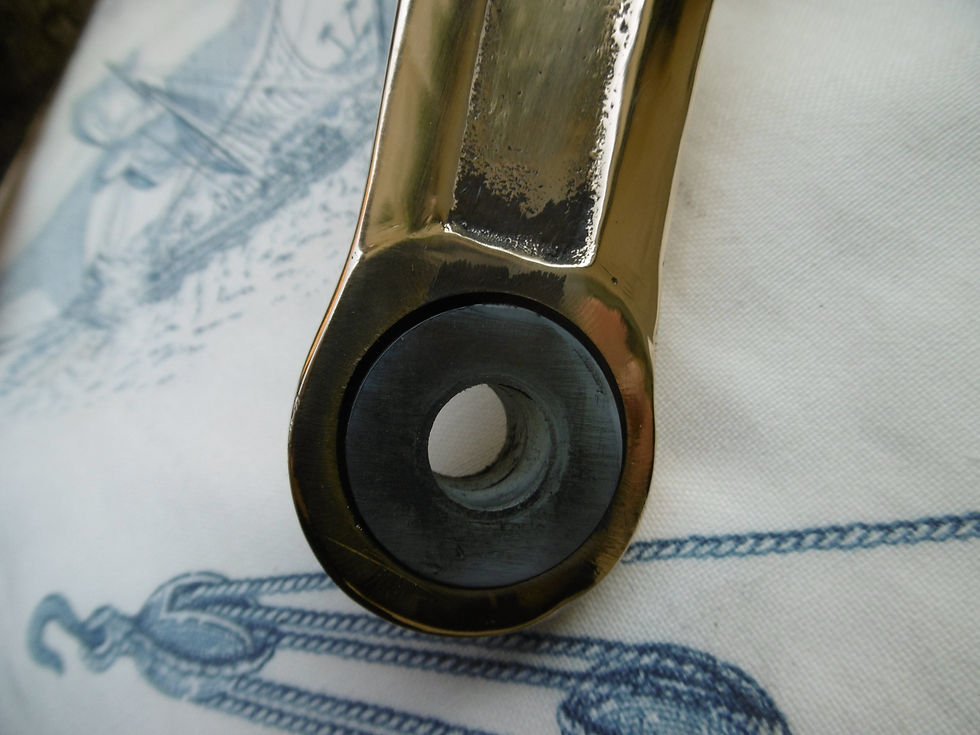 Thumbnail: Bronze single fluke CQR 10kg anchor