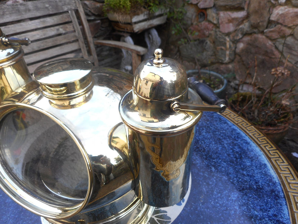 Thumbnail: Brass 'onion' binnacle