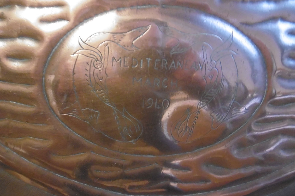 Thumbnail: Ark Royal commemorative copper panel