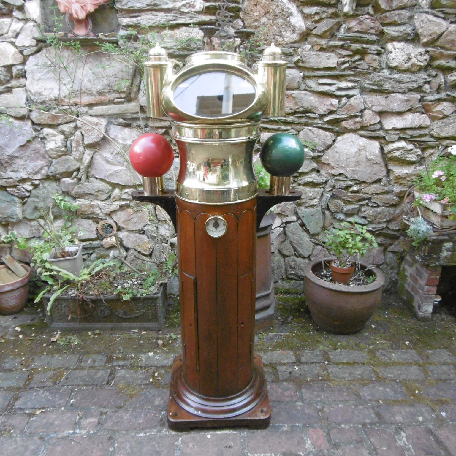 Early Thomson compass binnacle by Kelvin & James White LTD
