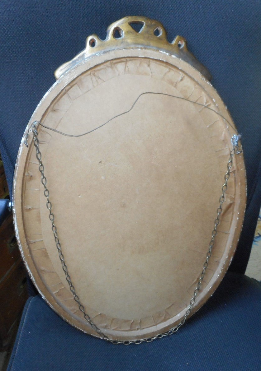 Thumbnail: Oval ship oil painting