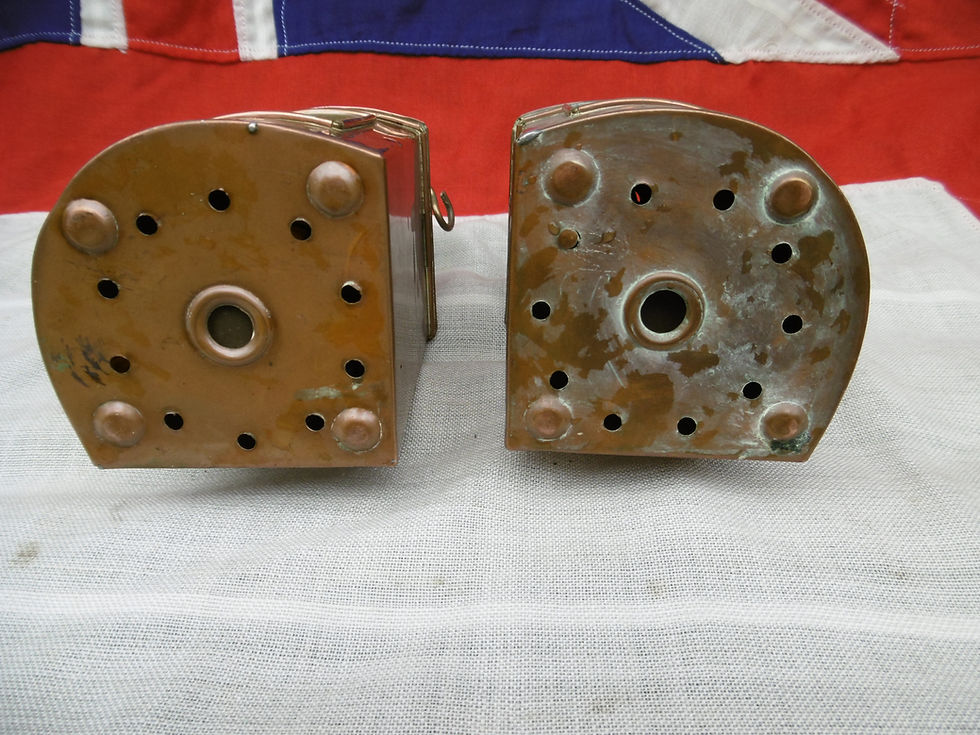 Thumbnail: Pair of 'Tung Woo' Port and Starboard oil lamps