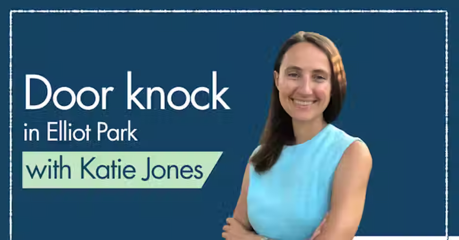 Elliot Park Door Knock featuring Representative Katie Jones!