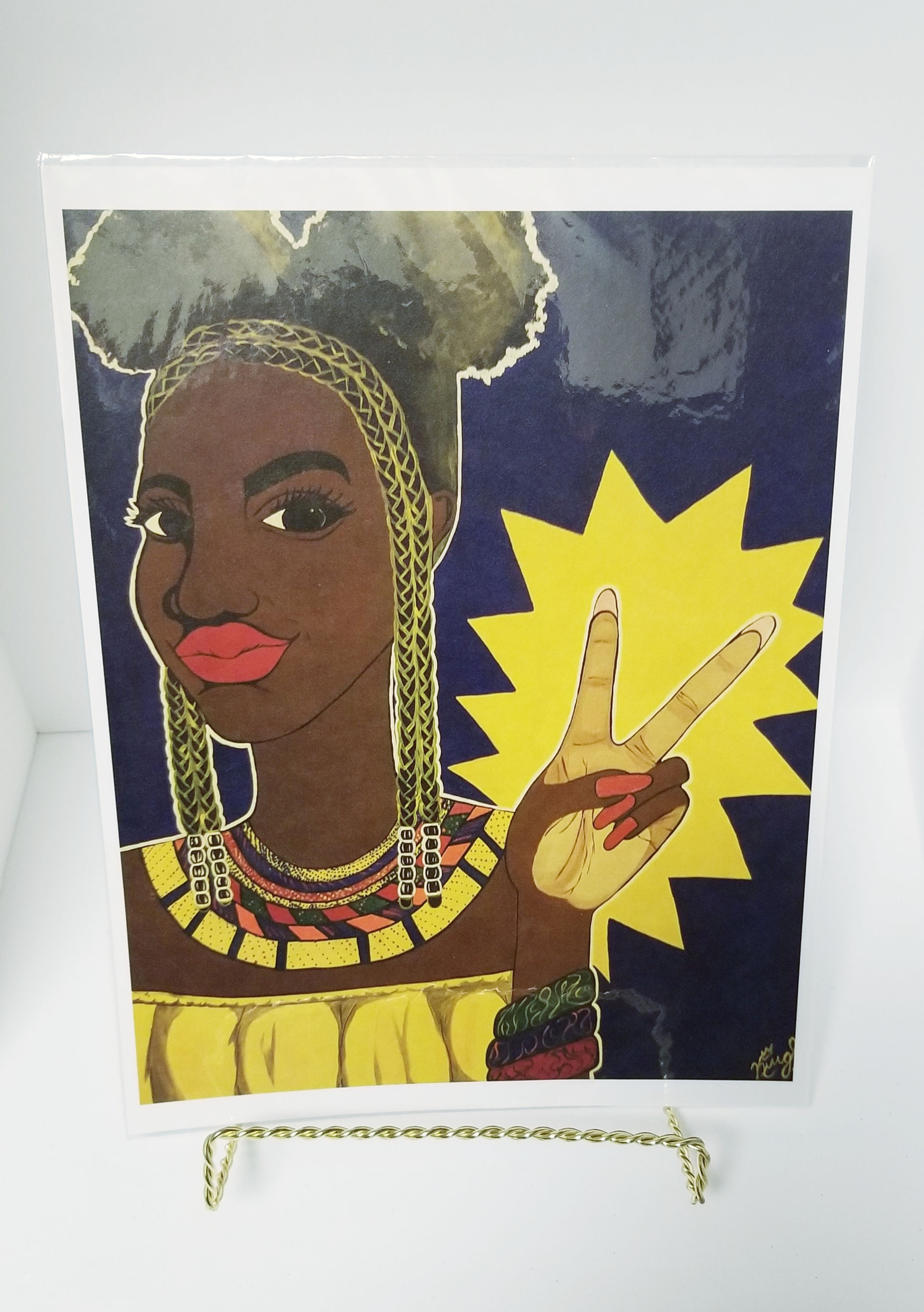 "Deuces!" 8in x 10in  Print