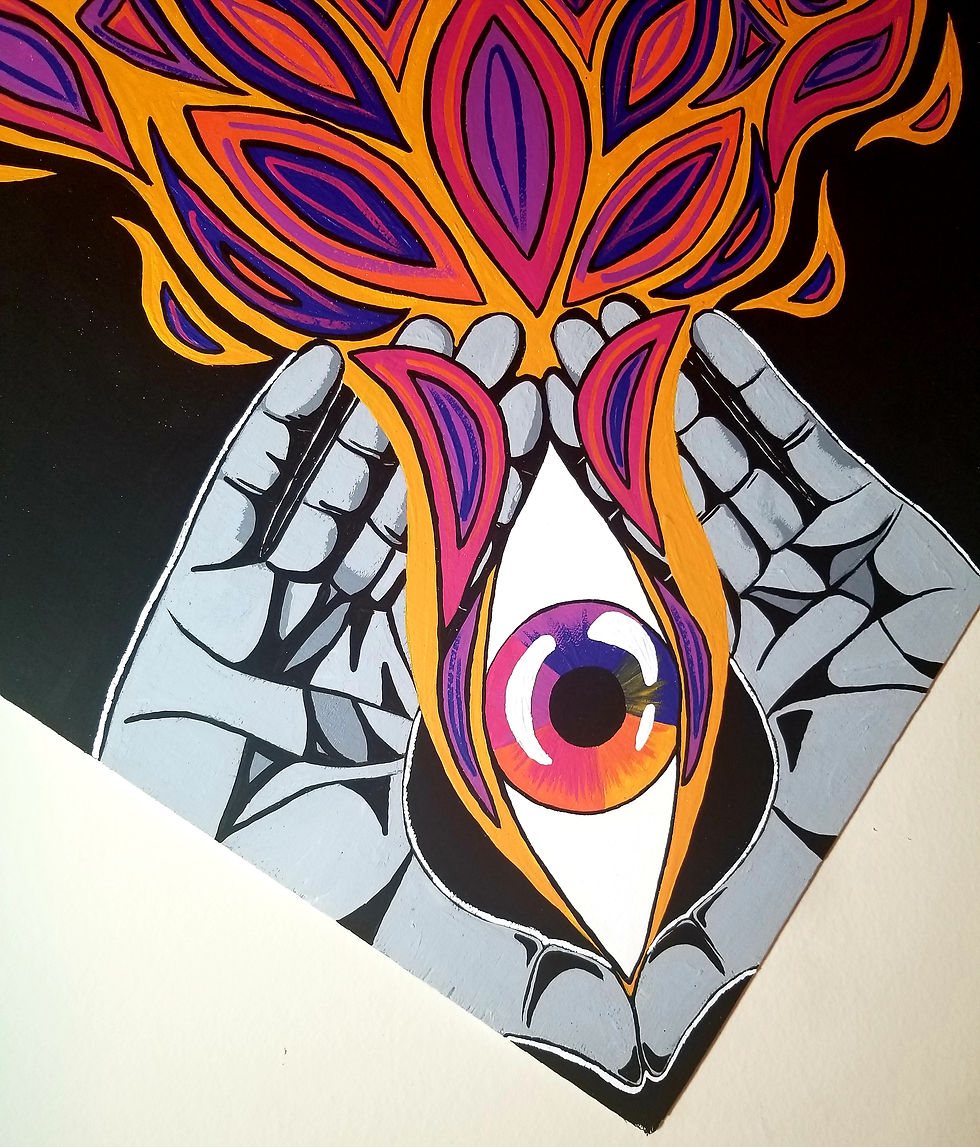 Thumbnail: Controlling Your Third Eye Acrylic Painting 