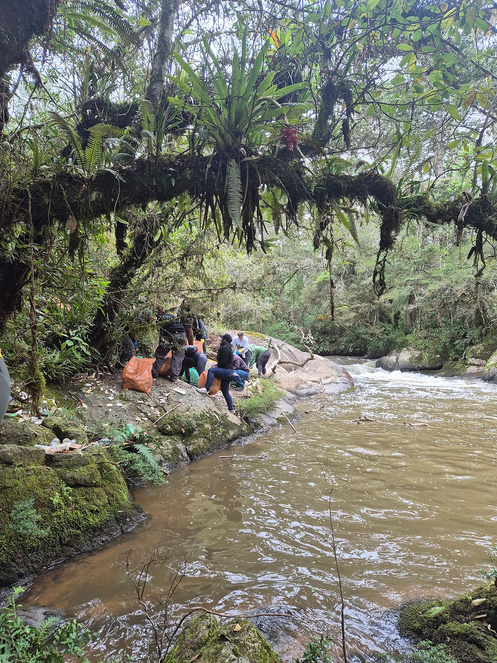 Limpeza das Águas reúne 50 voluntários e retira 640 kg de resíduos do Rio Sapucaí