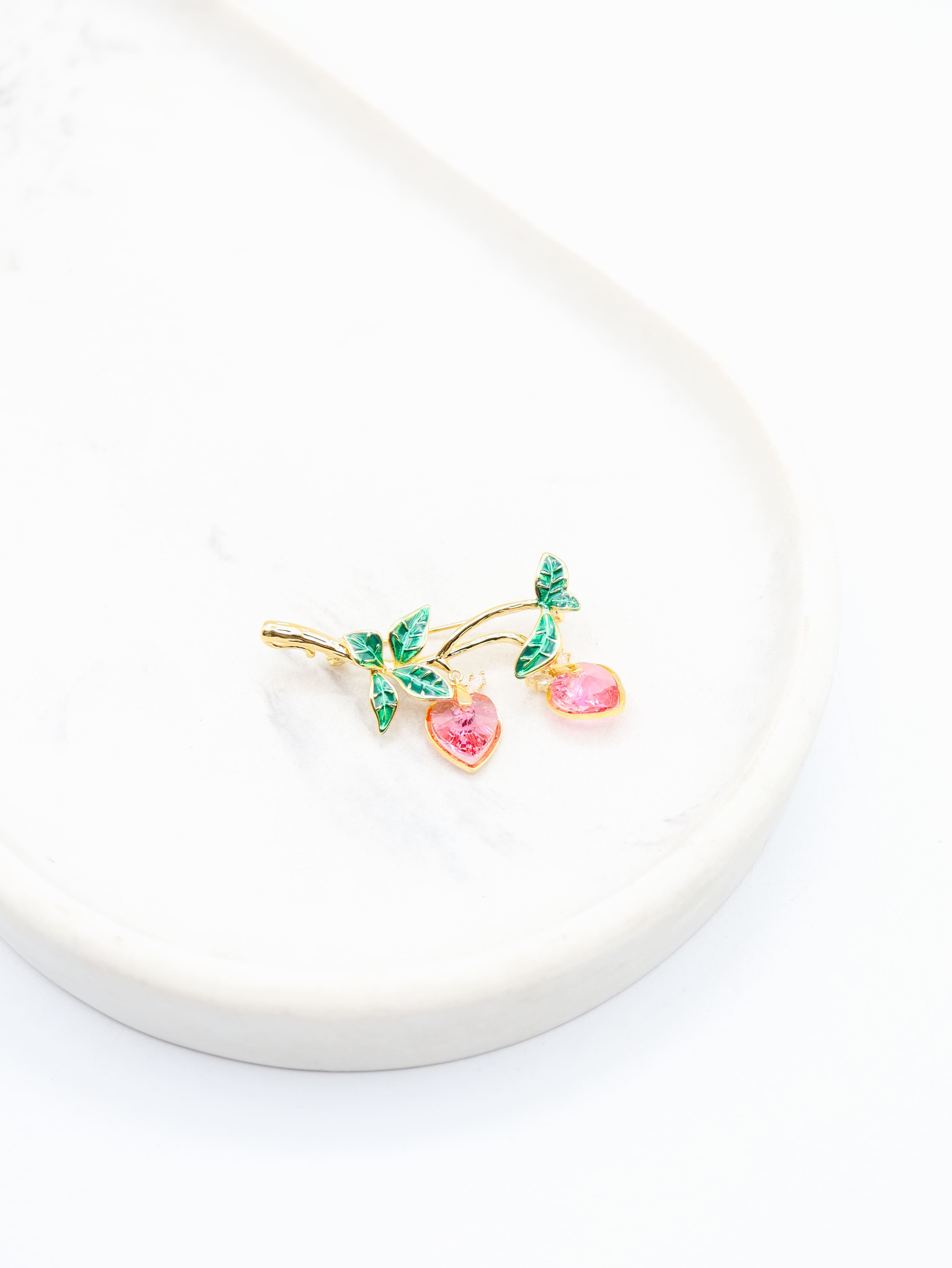 Broche fantaisie  - Acier inoxydable - Eva