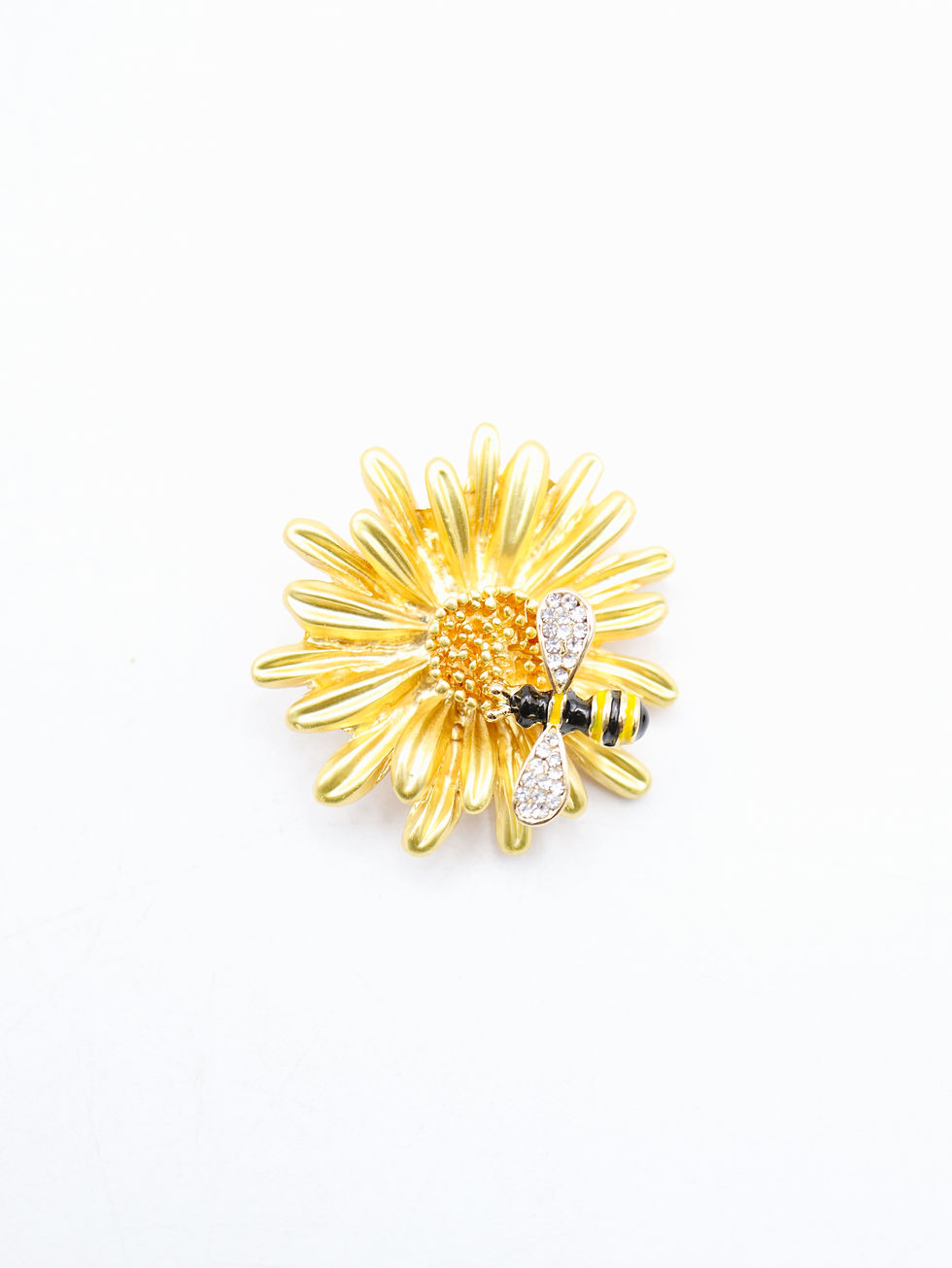Miniature : Broche fantaisie - Acier inoxydable -  Reine des fleurs