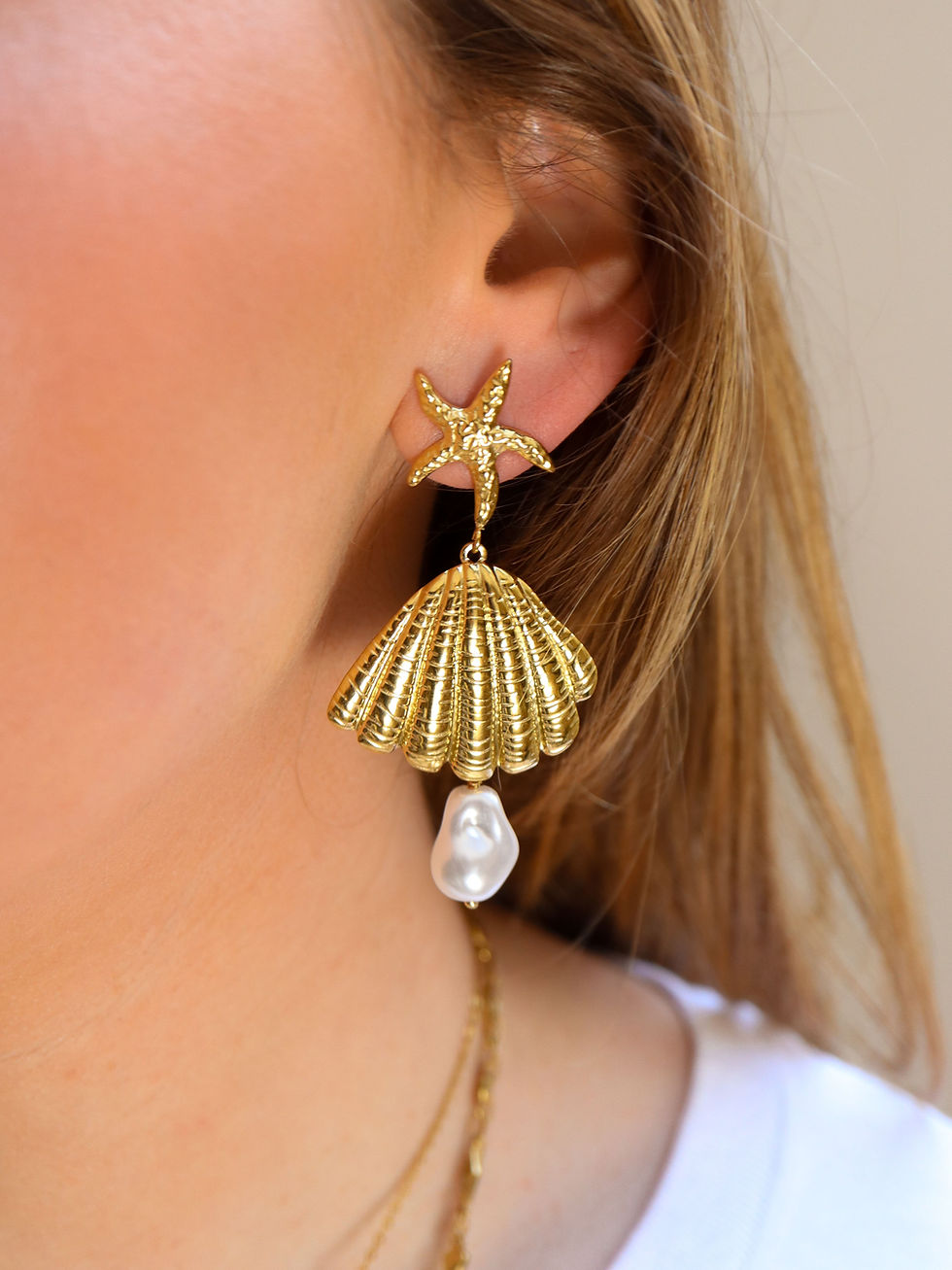 Miniature : Boucles d'oreilles - Acier inoxydable - Hanaë