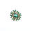 Thumbnail: Broche - Acier inoxydable - Green