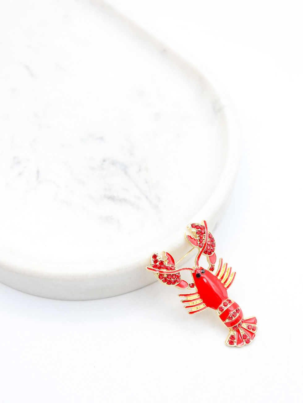 Miniature : Broche - Acier inoxydable - Lobster
