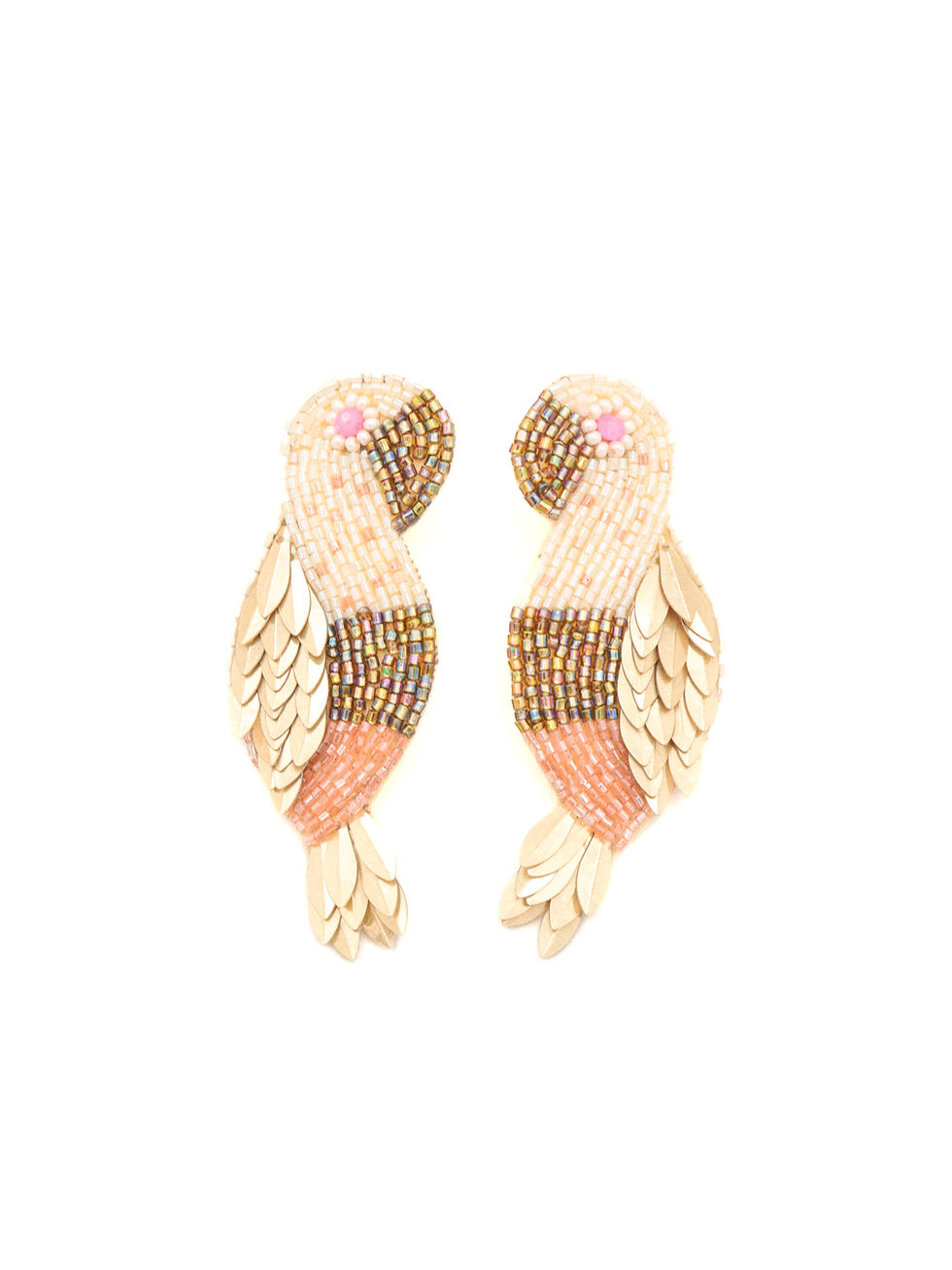 Thumbnail: Boucles d'oreilles - tissée - Ringo