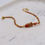 Thumbnail: Bracelet - acier inoxydable doré - Okaya