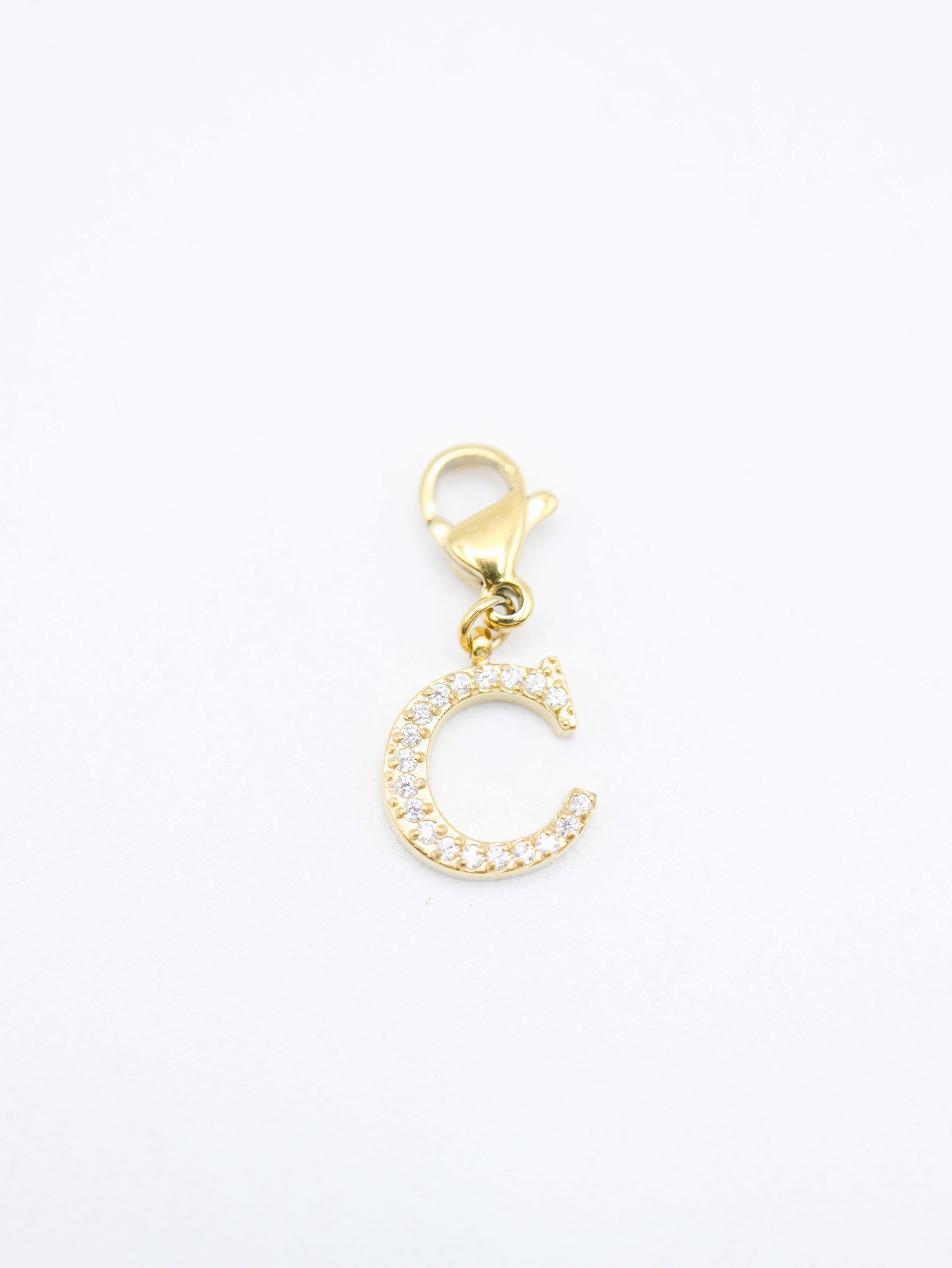 Charms - Acier inoxydable - Lettre C