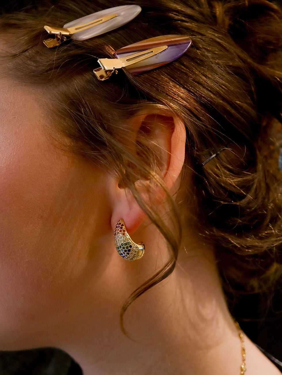 Miniaturbild: Boucles d'oreilles - Acier inoxydable - Ania