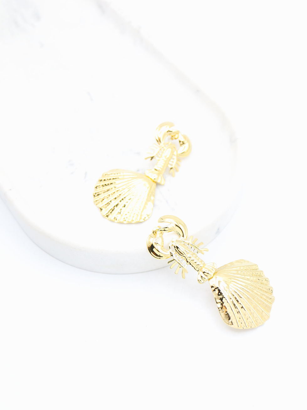 Thumbnail: Boucles d'oreilles - Acier inoxydable - Fidji