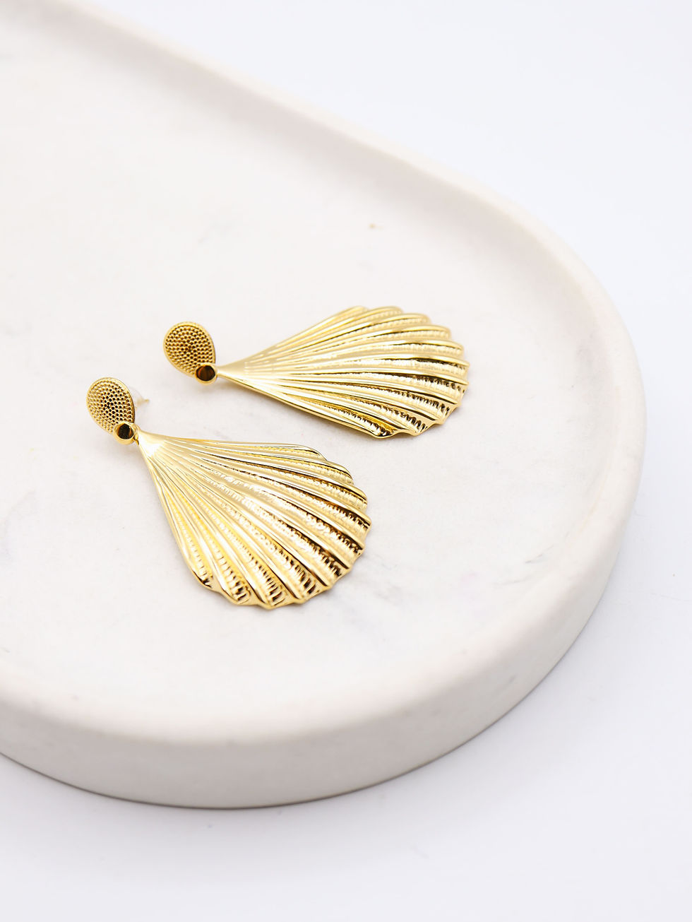 Thumbnail: Boucles d'oreilles - Acier inoxydable - Shelly