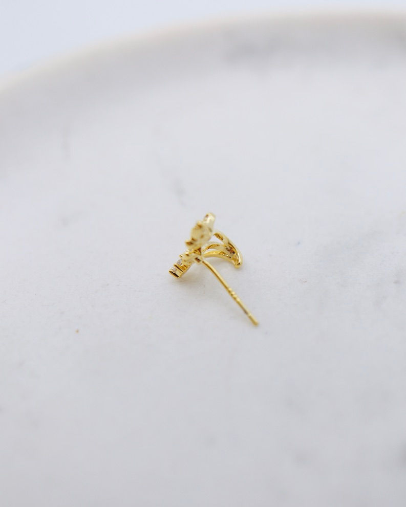 Miniaturbild: Boucle d'oreille - Puce - Acier inoxydable - Trio