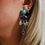 Thumbnail: Boucles d'oreilles - Acier inoxydable - Violette