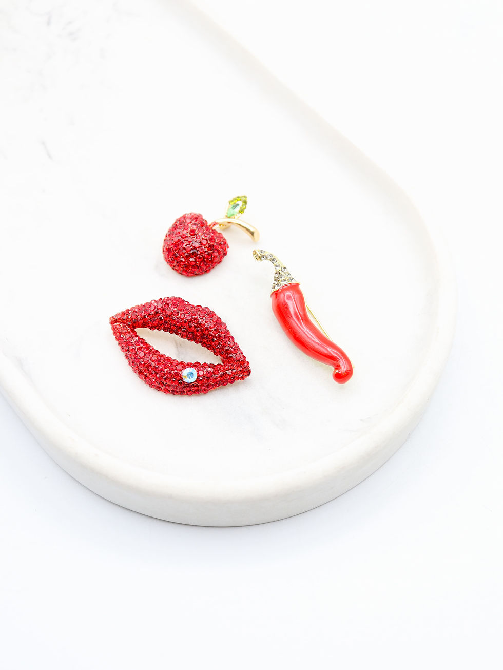 Thumbnail: Broche fantaisie - Chili