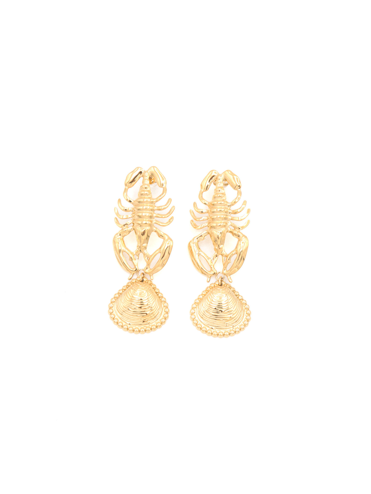 Boucles d'oreilles - Acier inoxydable - Agua
