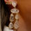 Thumbnail: Boucles d'oreilles - Acier inoxydable - Blanche